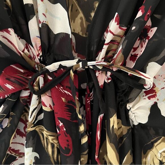 Walter Baker NWT Caftan Tulum Floral Swim Cover Up Resortwear Cruise Pool OS - Picture 5 of 9